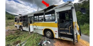 Acidente com ônibus escolar em Pilões: veículo não tinha cinto e apresentava falhas nos freios