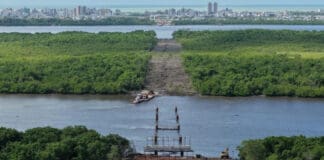 Obras da Ponte do Futuro avançam na Ilha Stuart e seguem com entrega prevista para 2026