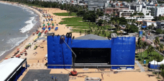 Show gratuito de Roberto Carlos em João Pessoa deve atrair 300 mil pessoas