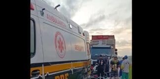 Tragédia na BR-230: colisão entre caminhão e moto deixa dois mortos em São Miguel de Taipu