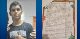 Jovem morto por leoa na Bica deixou carta de Natal com pedidos de carinho e sonho de ser policial