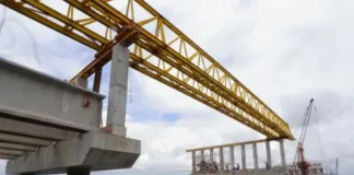 Ponte do Futuro avança e já tem mais de 70% das fundações concluídas